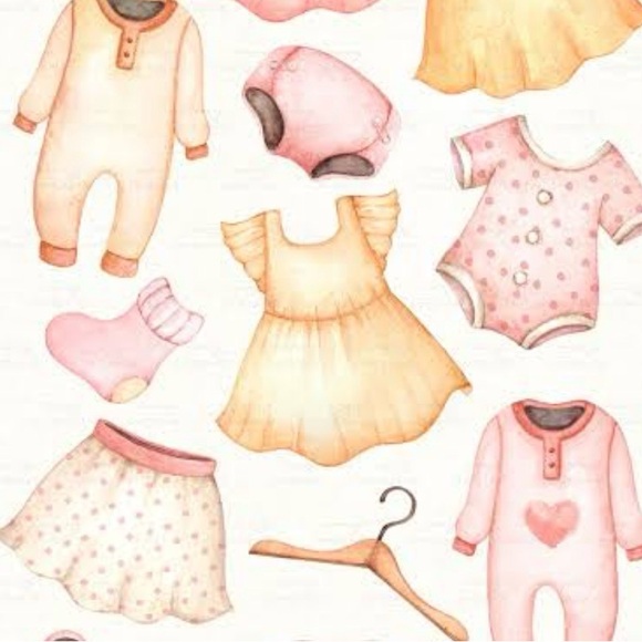 5lb Box of Baby Girl Clothes